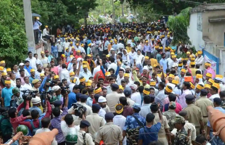 اعتصاب معلمان قراردادی ایالت بیهار هند